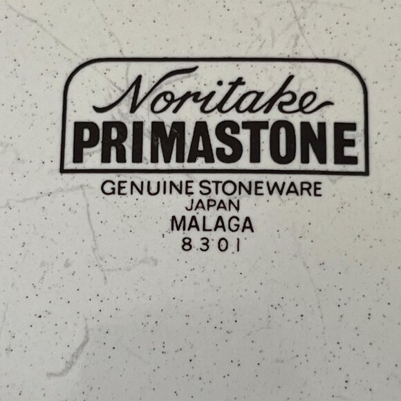 Noritake Primastone Malaga Salad Side Plates // Set of 4 // Vintage 1971-1976 - Picture 5 of 5